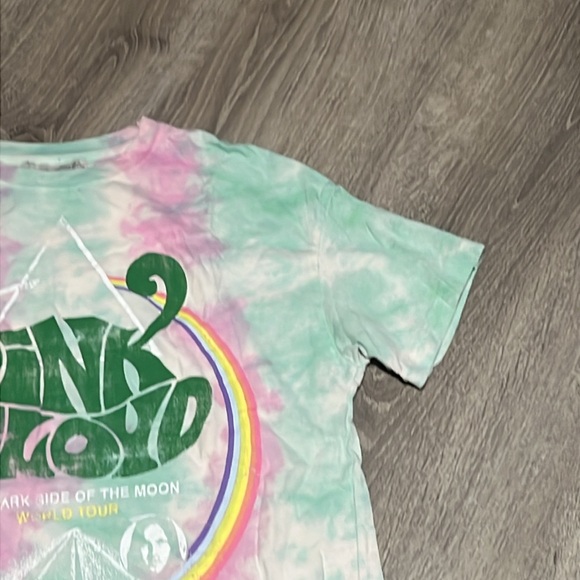 Pull& Bear Pink Floyd Tie-Dye T Shirt - Picture 4 of 13